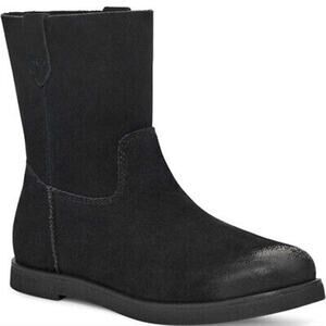 UGG Josefene Black Suede Women's Short Boots Size 9 New Without Box